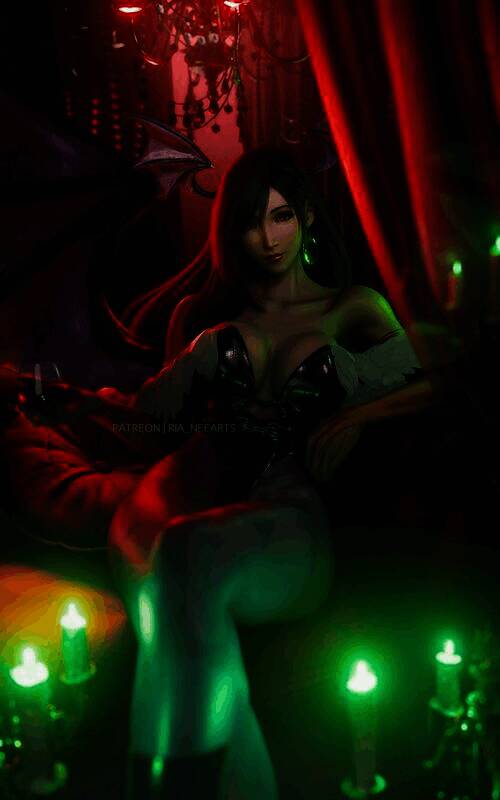 《最终幻想7》蒂法3D作品图4