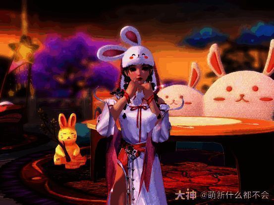 玩家晒出的兔年游戏穿搭图片4