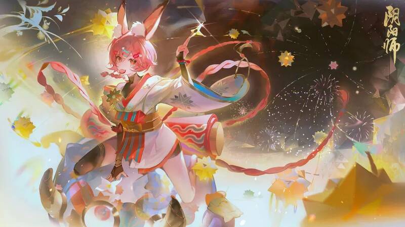 梦寻山兔新皮肤专属插画糖晕斑斓