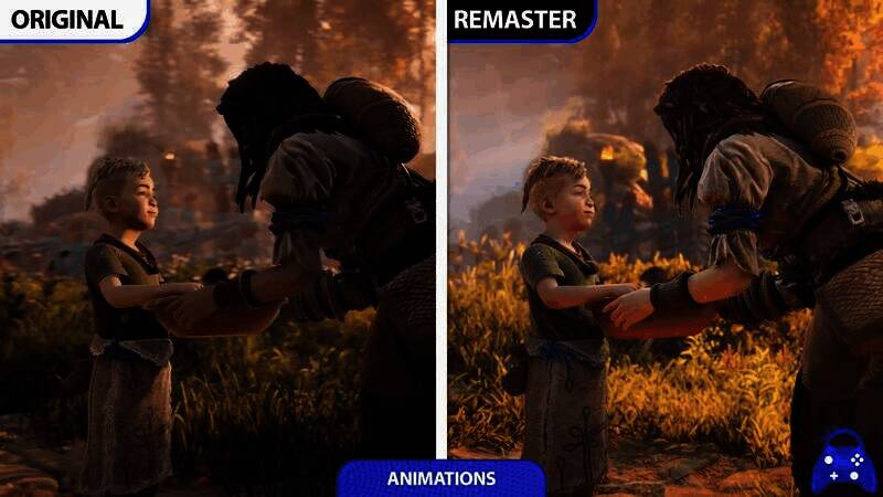 《地平线：零之曙光》重制版与原版对比视频截图5