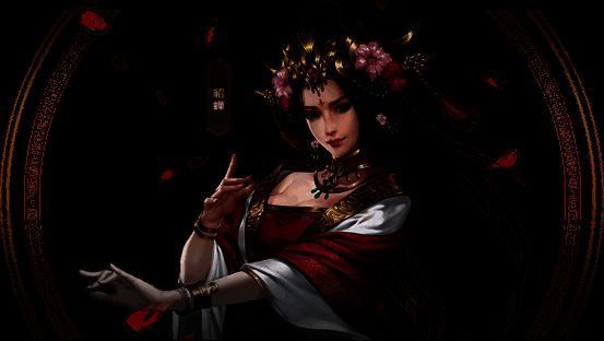 游戏中貂蝉形象图