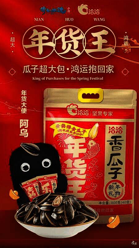 洽洽瓜子鸿运礼包实物图