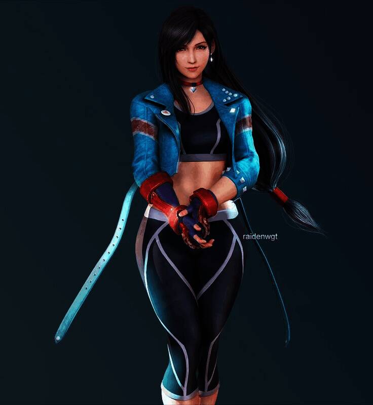 《最终幻想7》蒂法换装美图