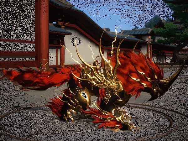 年兽·狰坐骑动态展示图