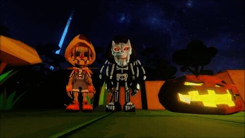 《方块方舟》中的南瓜幽灵怪