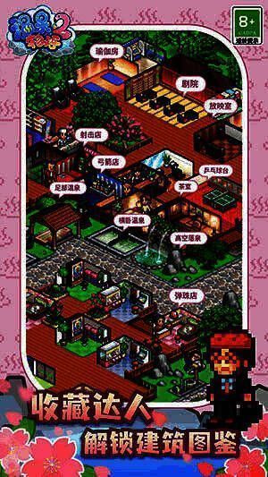 温泉物语2建筑图鉴画面