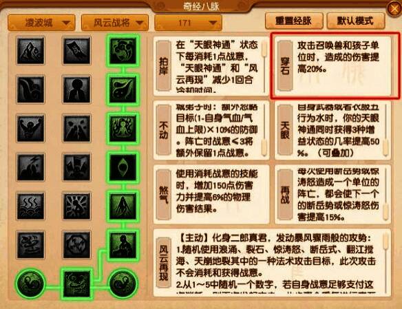 梦幻西游凌波城风云战将穿石经脉相关图片