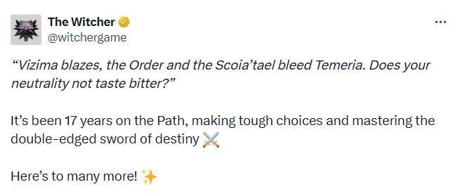 初代《巫师》发售17周年相关图片1