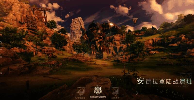 安德拉登陆战遗址另一视角游戏画面