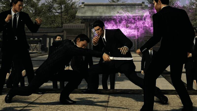 《人中之龙 极》战斗画面