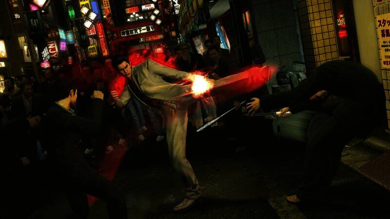 《人中之龙 极》战斗画面