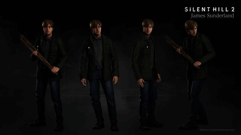 《寂静岭2：重制版》角色服装设计图