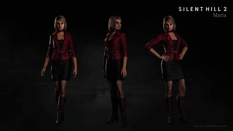 《寂静岭2：重制版》角色服装设计图