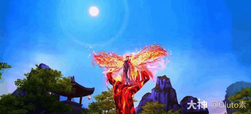 九天真炎女款时装侧面展示图