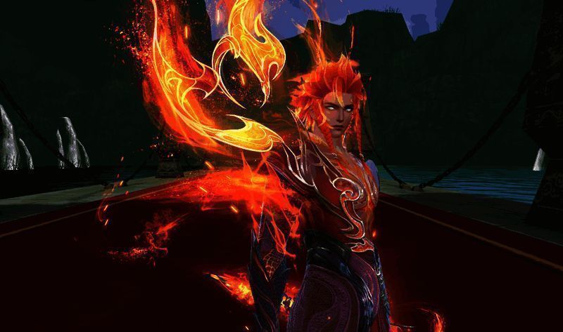 九天真炎男款时装背饰及铠甲展示图1