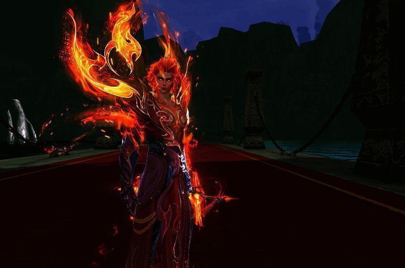 九天真炎男款时装背饰及铠甲展示图2