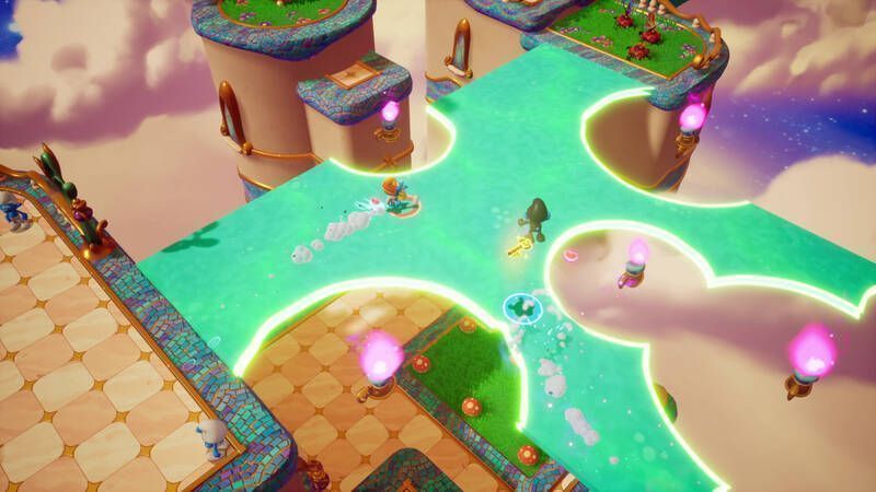 《蓝精灵：梦境》梦幻世界画面