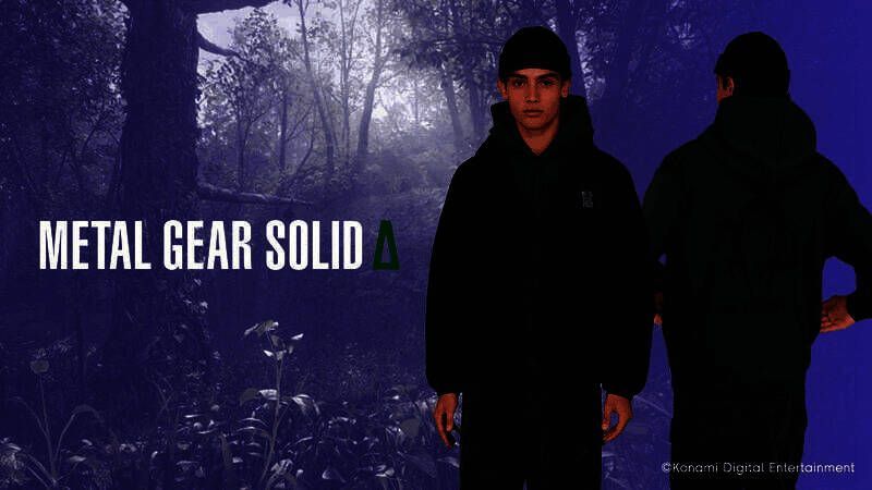 优衣库与《合金装备3重制版》联名服装展示图