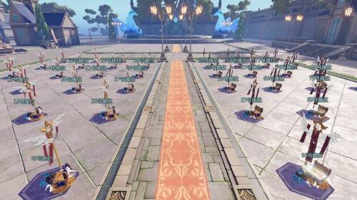 卡诺萨城摆摊场景