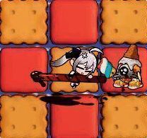 挥舞巧克力捧玫击敌技能展示图