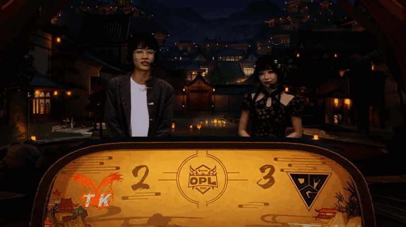 TK与OMG比赛现场