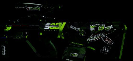 竞技枪械涂装展示图