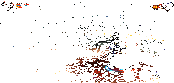 漂泊带土常态地面普攻强化火炎阵动图