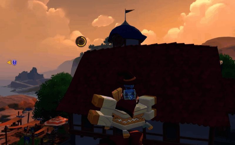 精灵跳跃场景图片