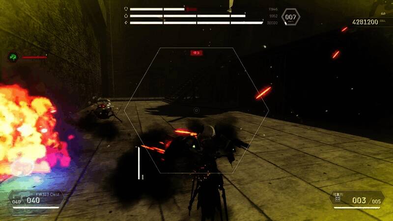 第四只隐形母虫所在的废楼室外平台画面