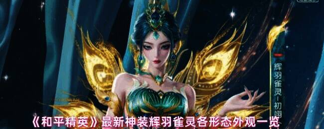 和平精英辉羽雀灵神装展示图