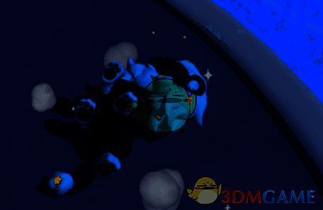 暗系艾比星云狮优雅拨动水晶球画面