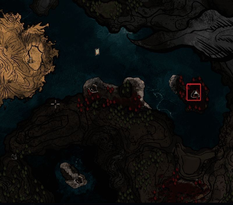 阴森洞穴内部场景