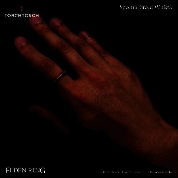 《艾尔登法环》灵马哨笛戒指细节图4
