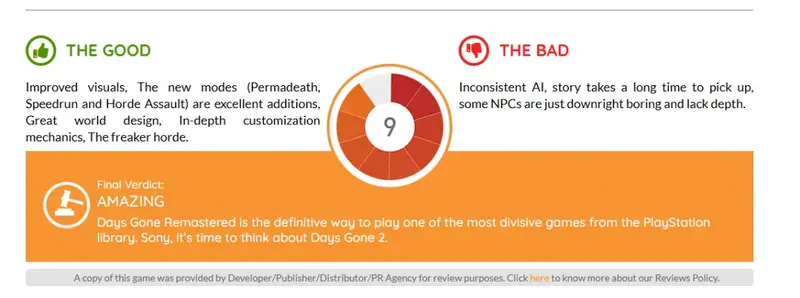 《往日不再：复刻版》媒体评价相关画面