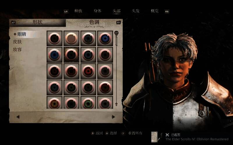 《上古卷轴4：湮灭重制版》捏脸参考图16