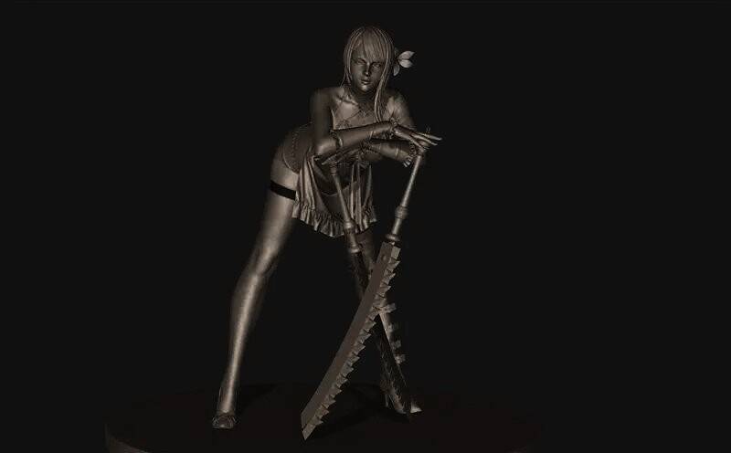 《尼尔：伪装者》凯妮手办灰模图片2