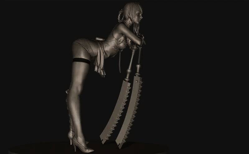 《尼尔：伪装者》凯妮手办灰模图片3