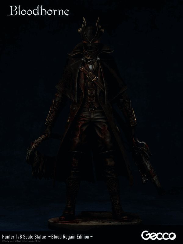 《血源诅咒》猎人1/6比例雕像细节展示1
