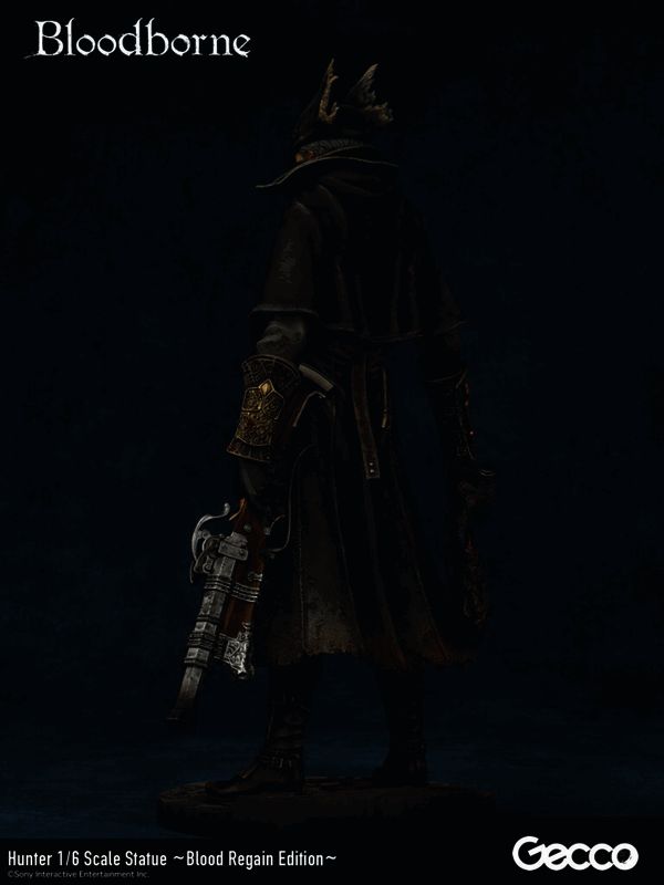 《血源诅咒》猎人1/6比例雕像细节展示3