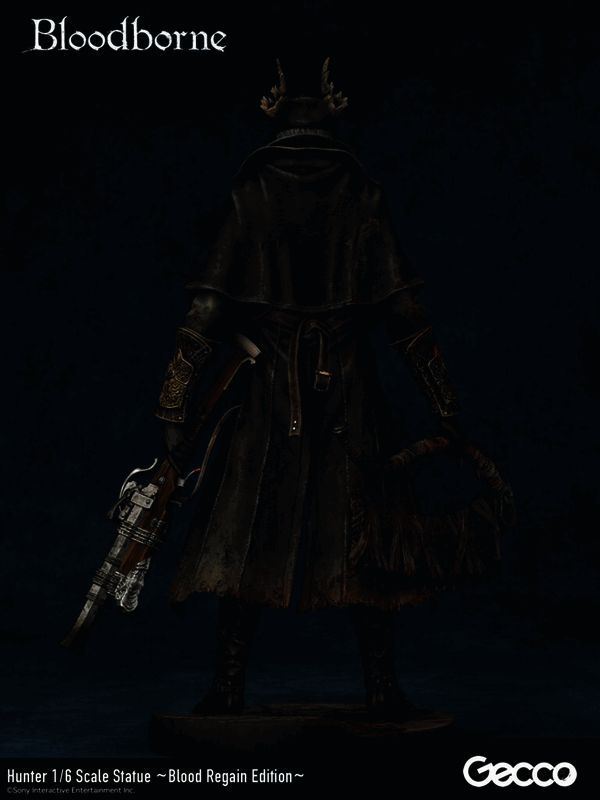 《血源诅咒》猎人1/6比例雕像细节展示4