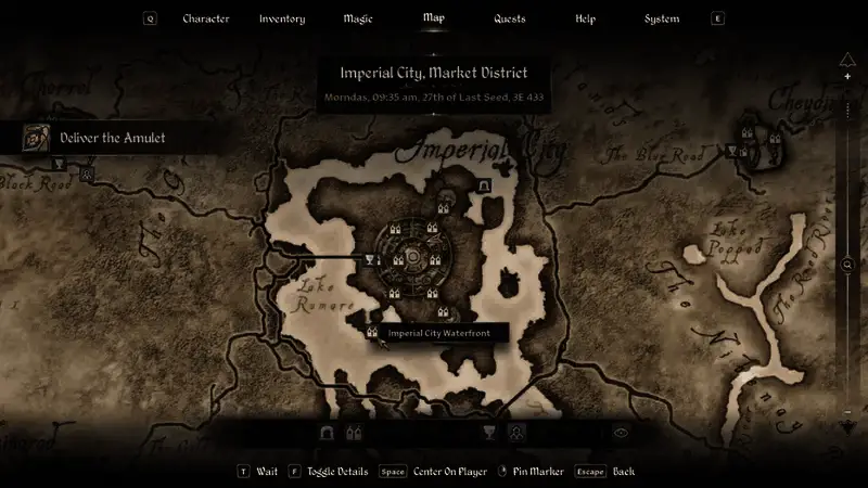 《上古卷轴4：重制版》灰狐传单画面1