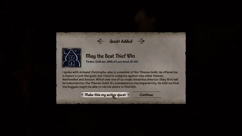 《上古卷轴4：重制版》任务相关画面1