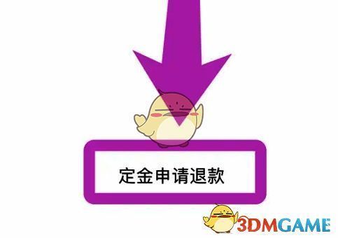 小鹏汽车软件定金申请退款位置示意