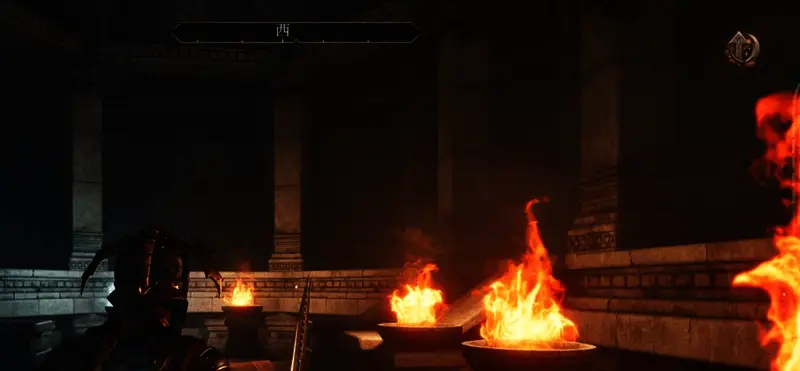 《上古卷轴4：湮灭重制版》屏幕右上角升级图标界面图