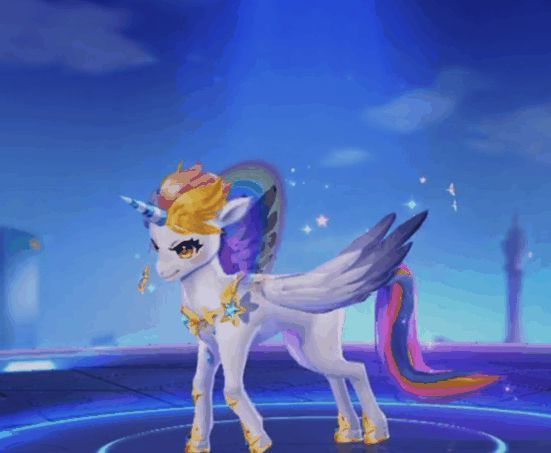 彩虹独角兽战斗姿态图