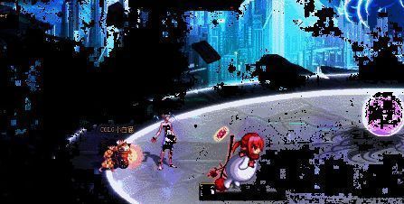 雷场地大机制2护盾变尖刺攻击及Boss破防的动态画面