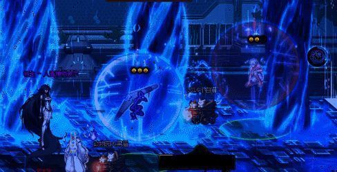 电流星雨搭乘水球动图