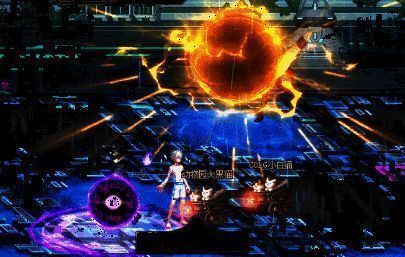 降落之光光球合并动图