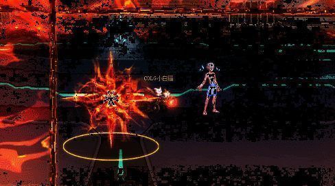 火焰结晶横向攻击躲避动图