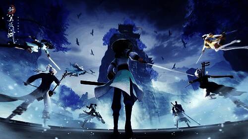 《新笑傲江湖》手游初心服PVP公平竞技宣传图